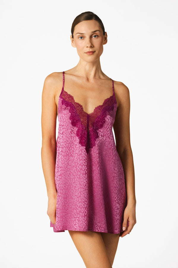 NK Imode Seaside A-line Babydoll Silk Chemise